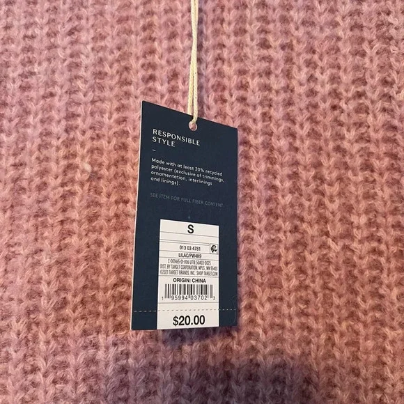 New with tags pink sweater vest size small this will fit a medium PERFECT GIFT🎄 - Picture 5 of 11